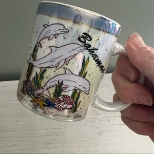 Erco Vintage Bahamas Pearlescent Dolphin Coffee Mug